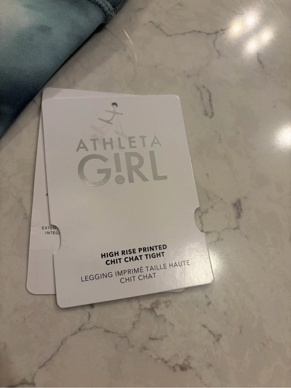 Athleta Girls Tie-Dye Leggings - Coral & Teal